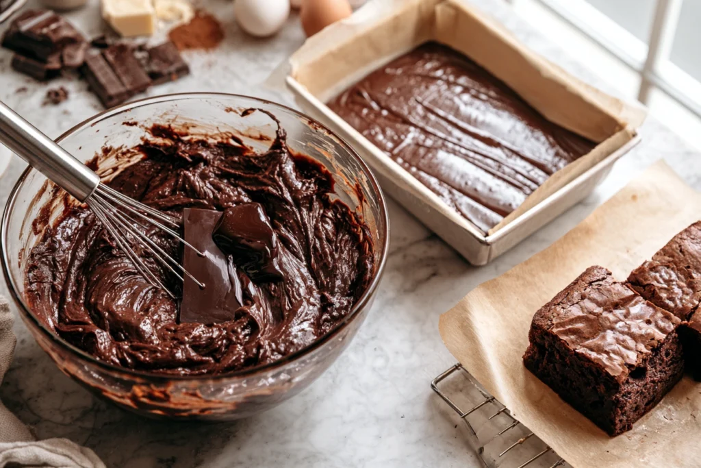 Pistachio Ferrero Rocher Brownies 