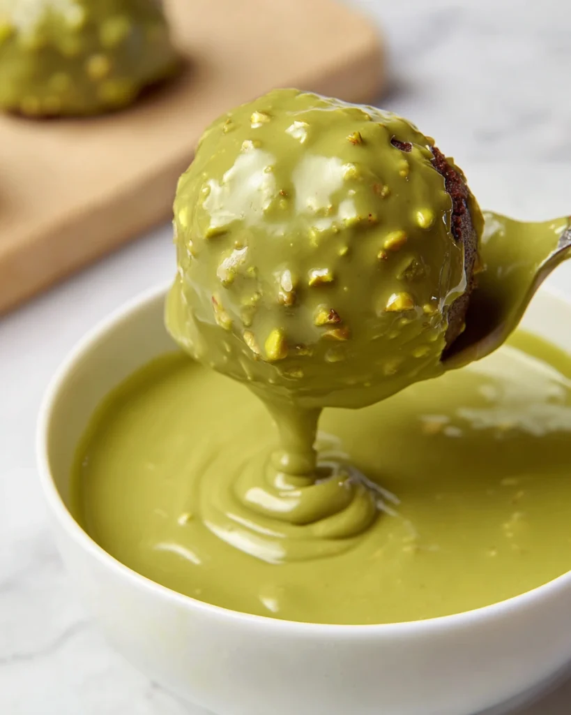 Pistachio Ferrero Rocher Brownies