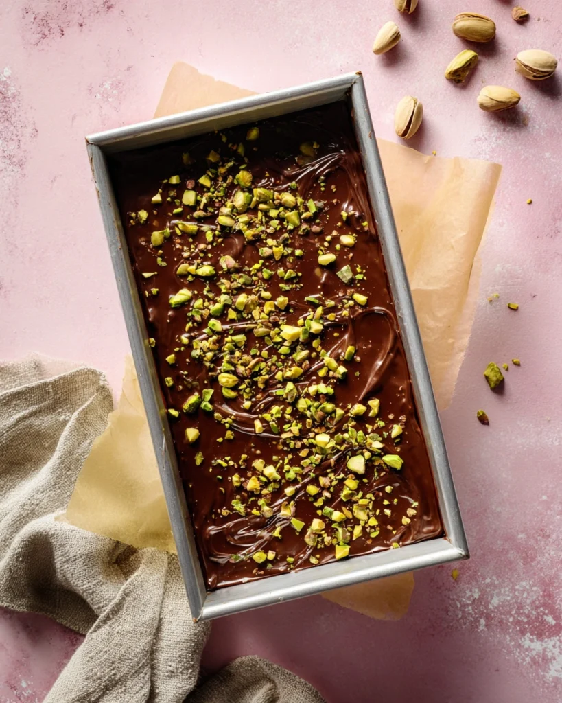 Salted Dark Chocolate Pistachio Quinoa Crunch Bars
