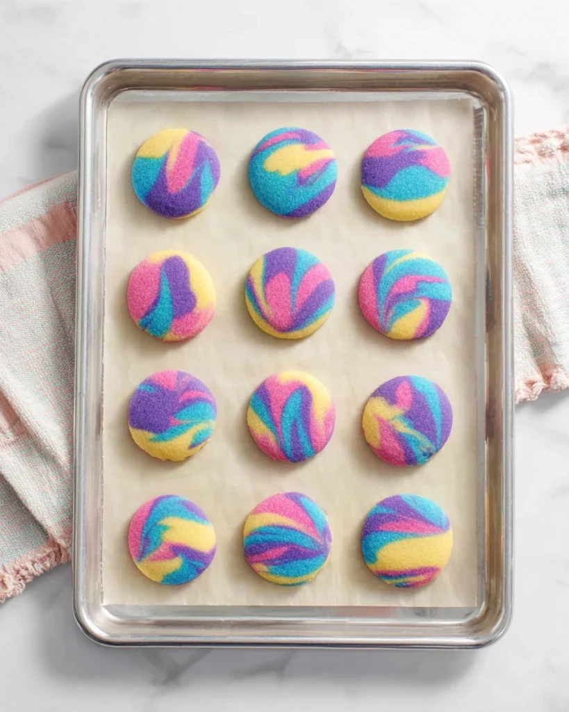 Tie-Dyed Sugar Cookies
