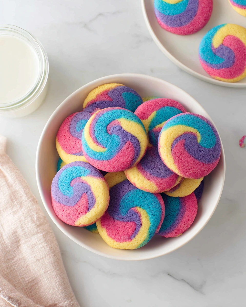 Tie-Dyed Sugar Cookies
