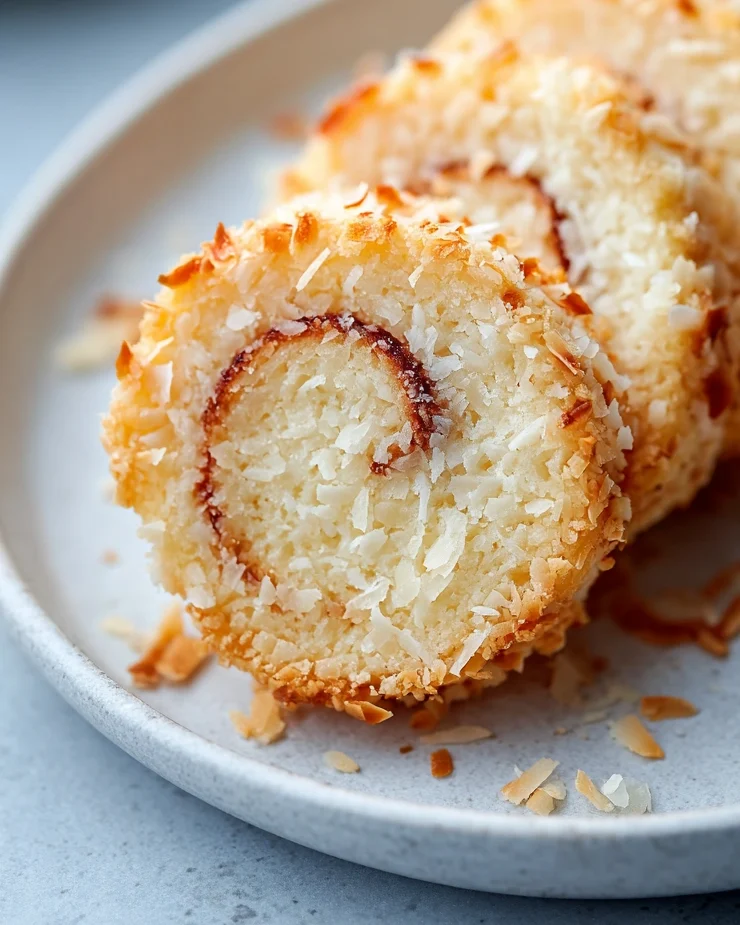 Toasted Coconut Shortbread Cookies 