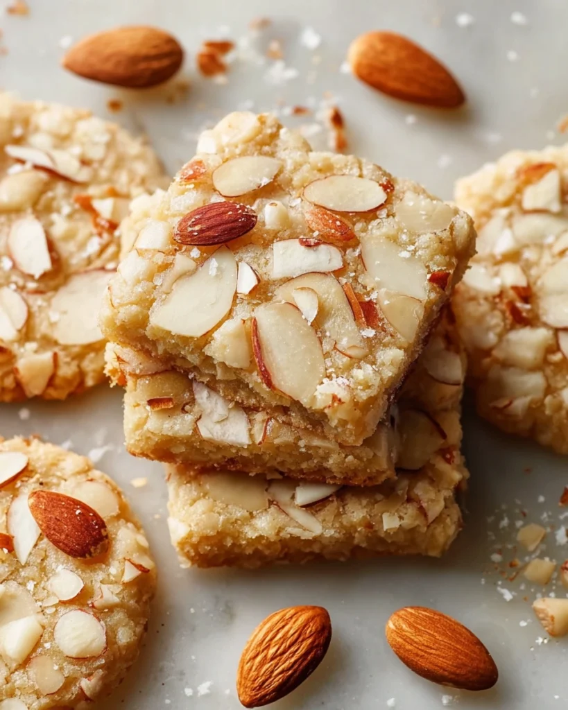 Triple Almond Cookies