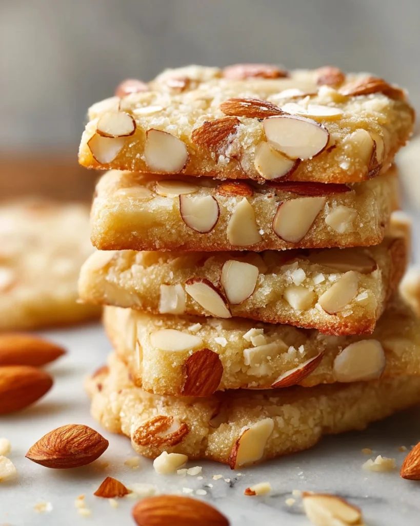 Triple Almond Cookies