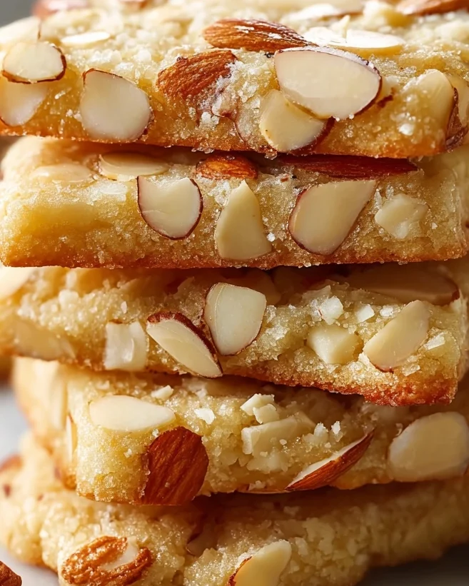 Triple Almond Cookies