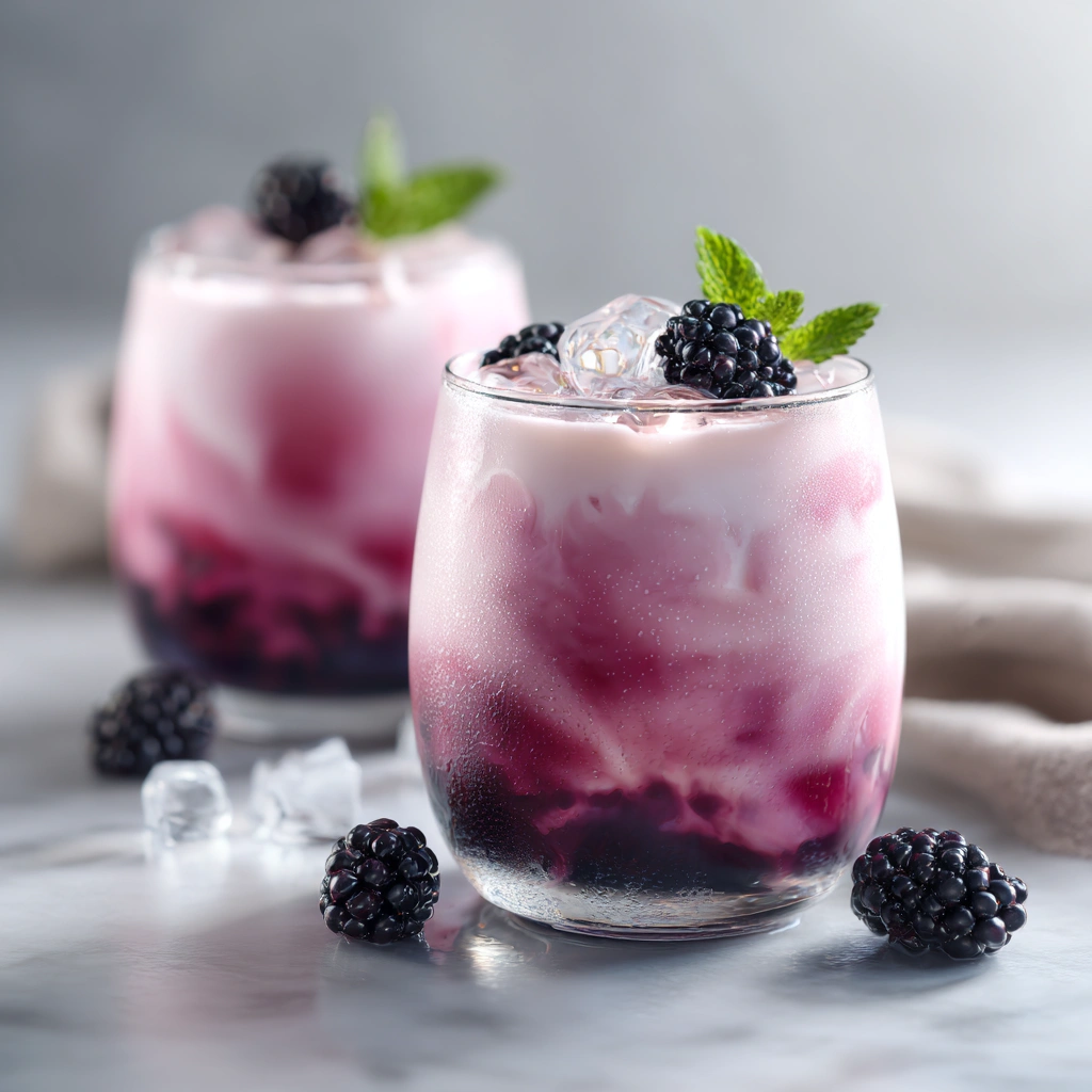 Blackberry Coconut Pink Drink