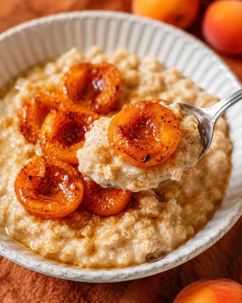Caramelized Apricot Oatmeal