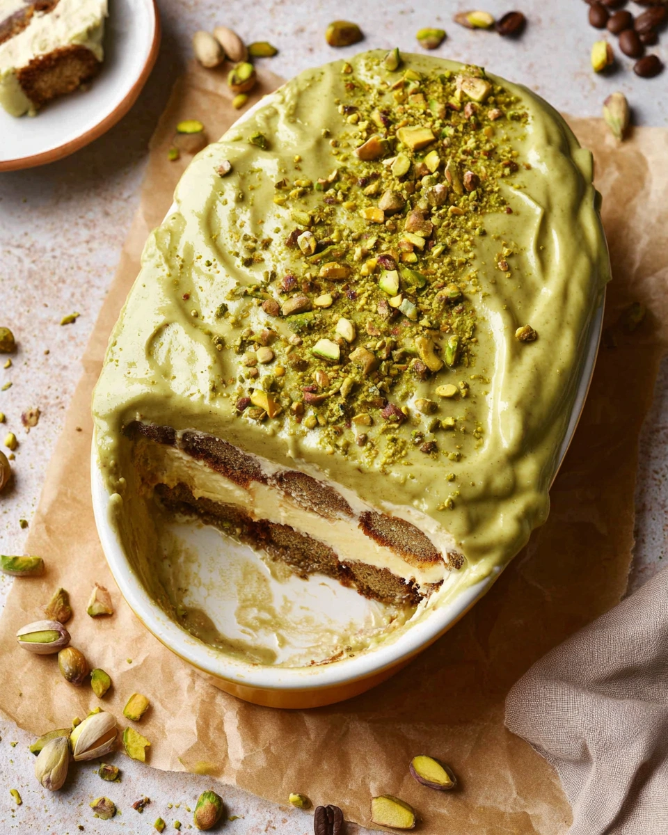 Creamy Pistachio Tiramisu