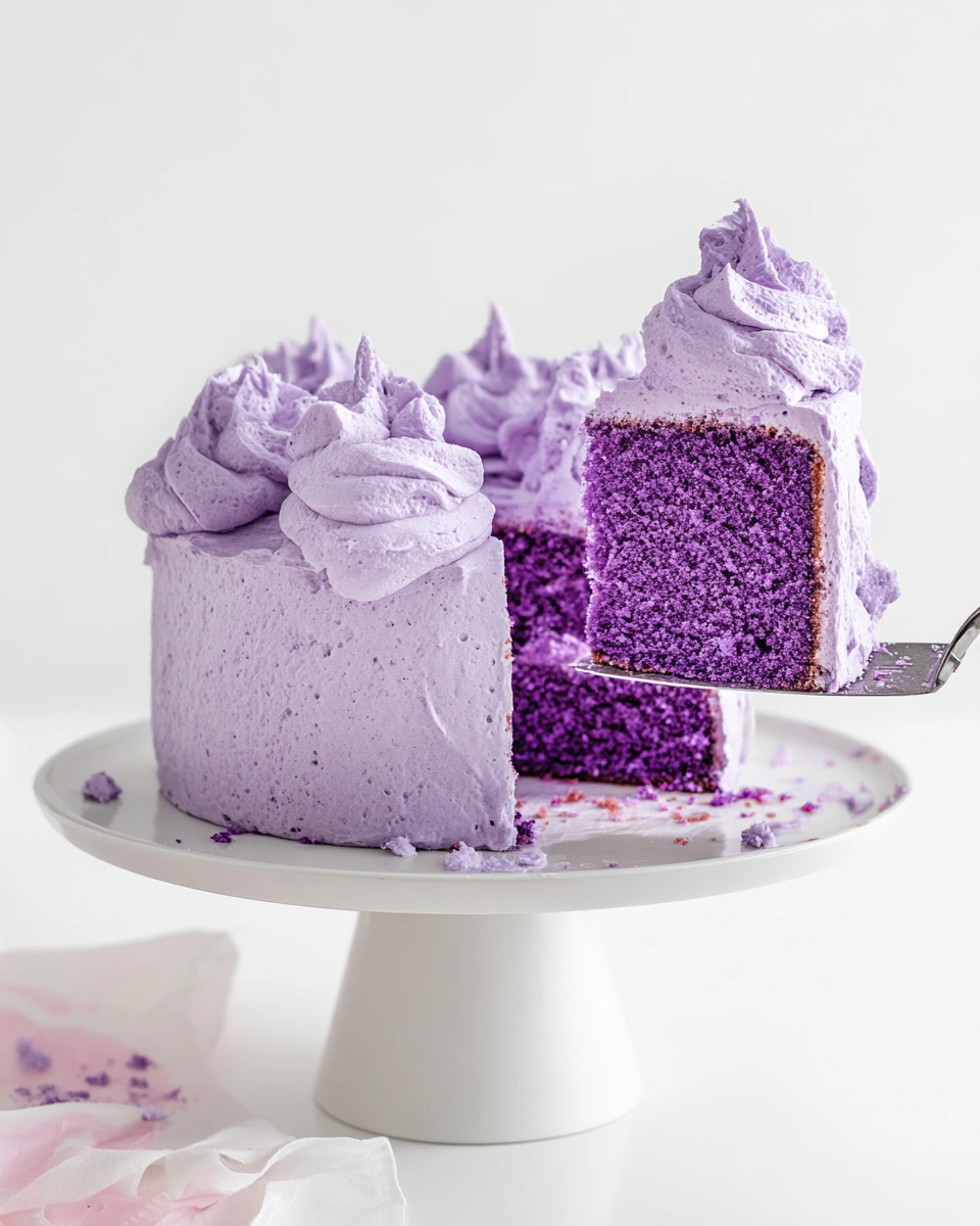 Gluten Free Ube Cake
