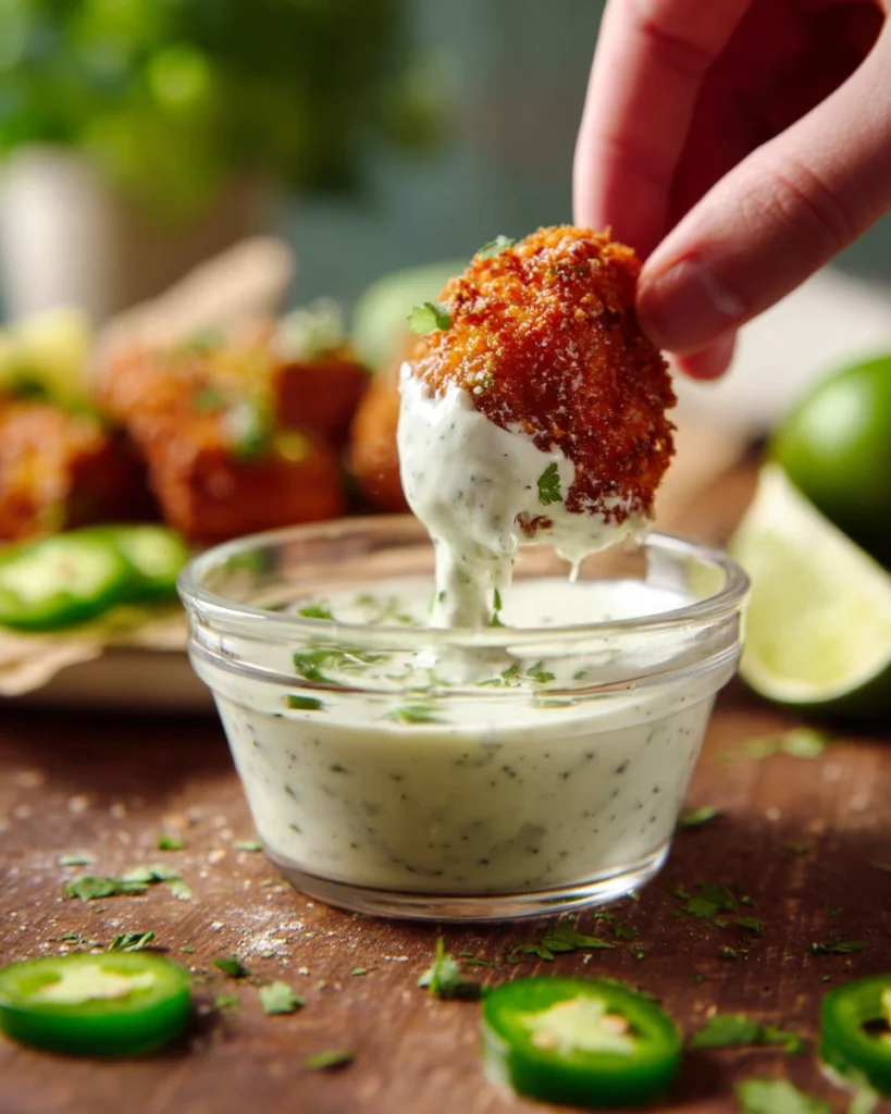 Homemade jalapeño mayo
