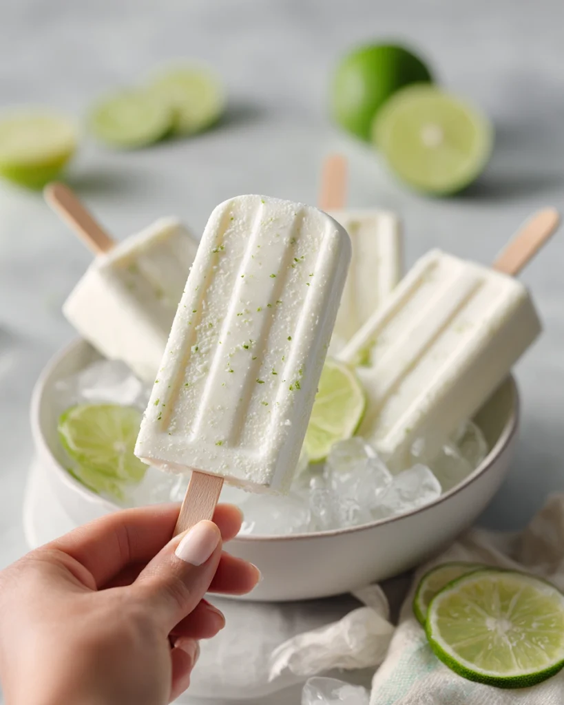 Lime in the Coconut Popsicles