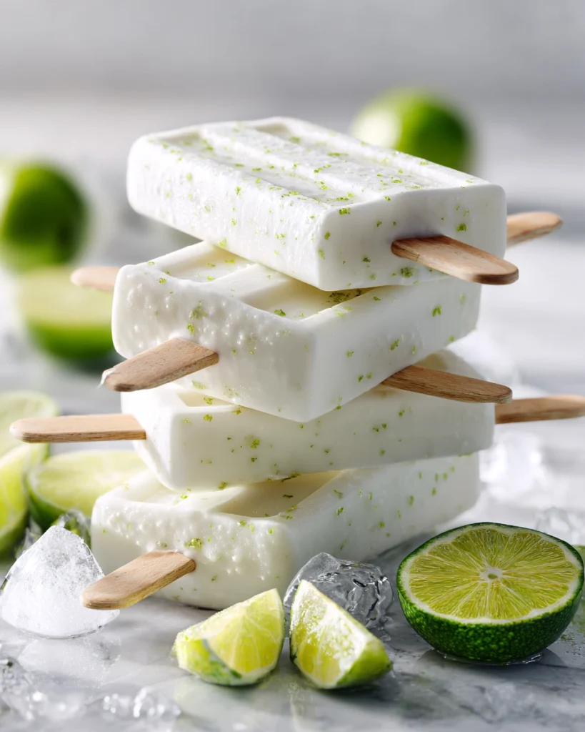 Lime in the Coconut Popsicles