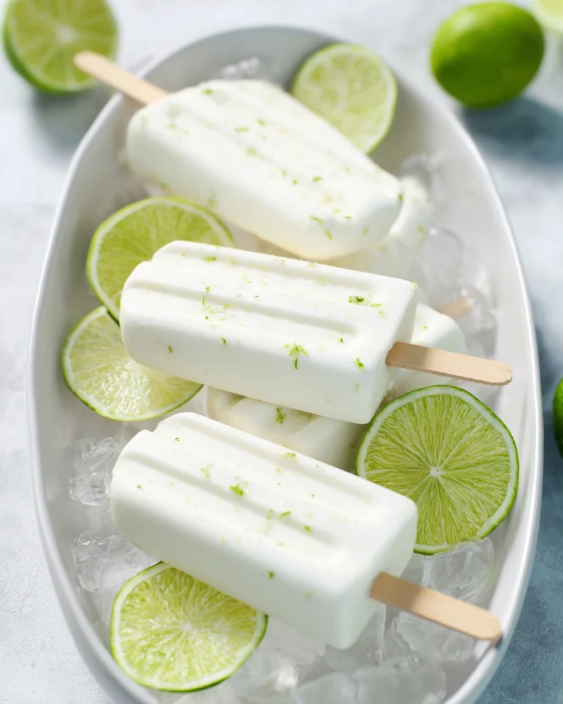 Lime in the Coconut Popsicles