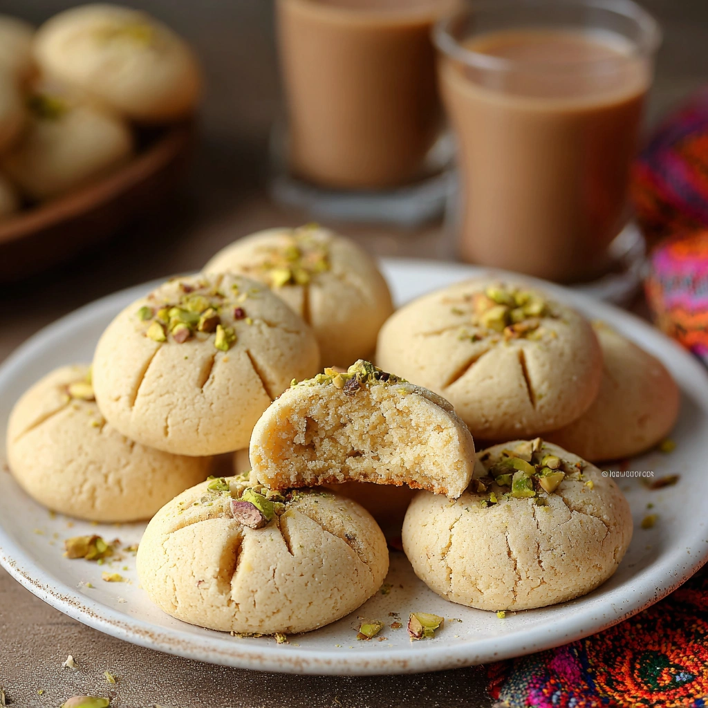 Nankhatai | Indian Cardamom Cookies