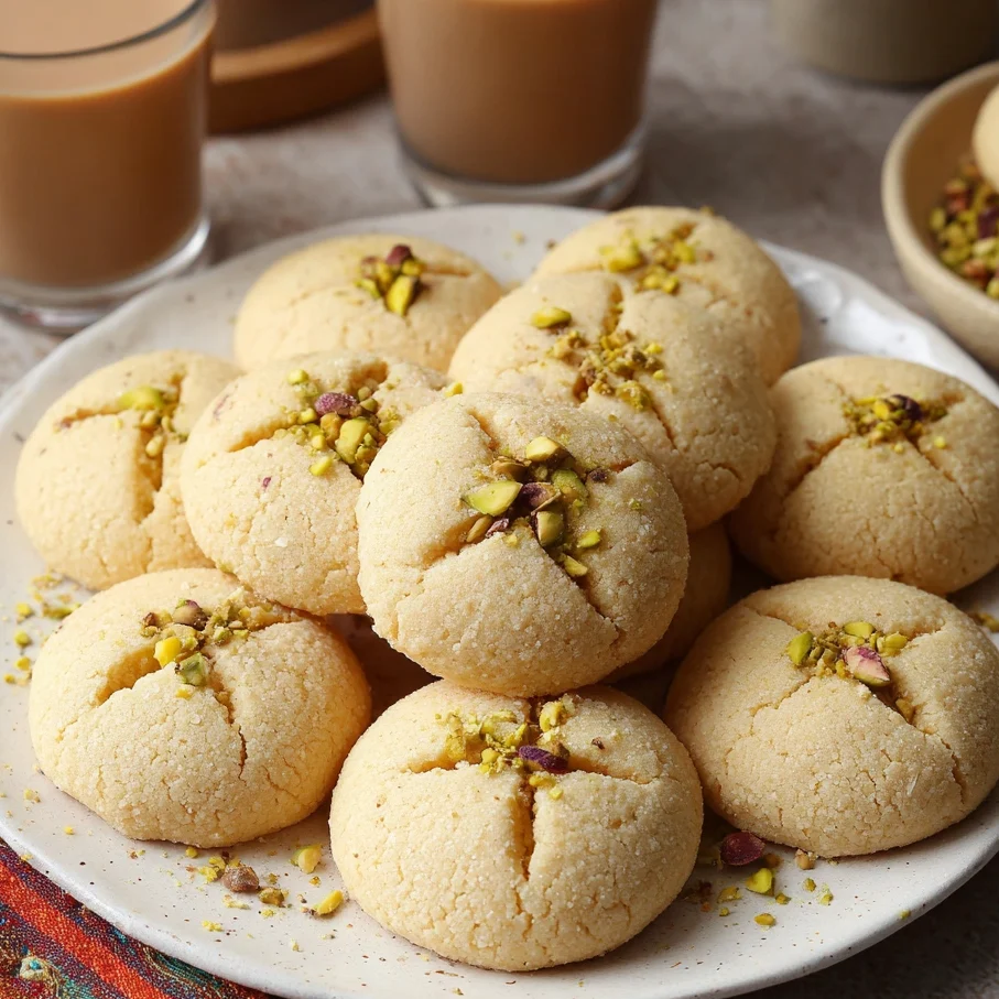 Nankhatai | Indian Cardamom Cookies
