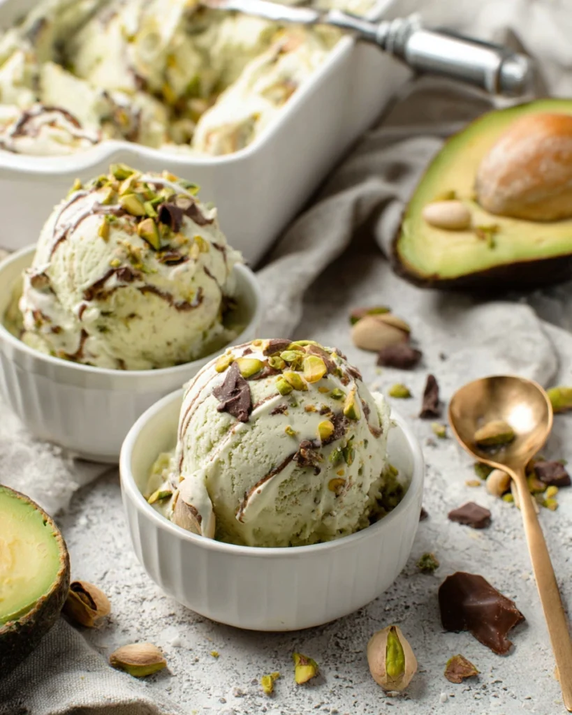 Pistachio Cottage Cheese Ice Cream