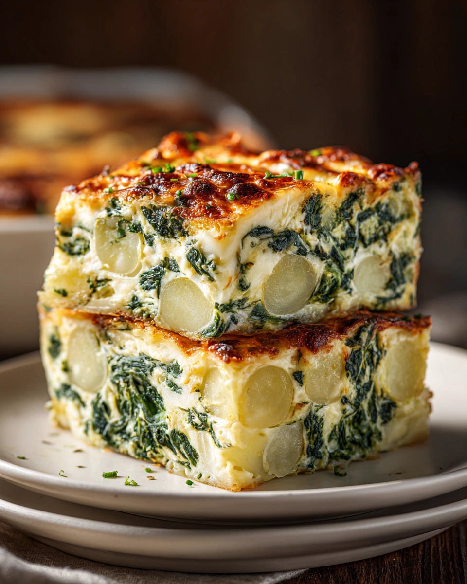 Spinach and Potato Casserole