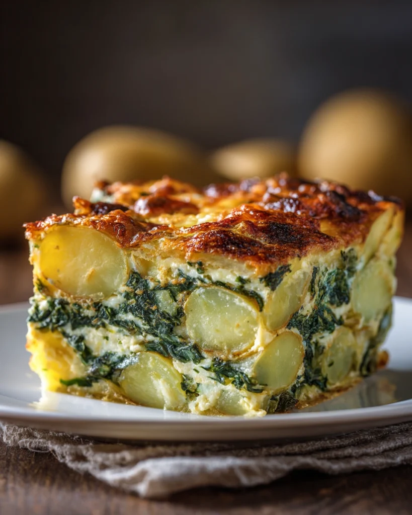 Spinach and Potato Casserole
