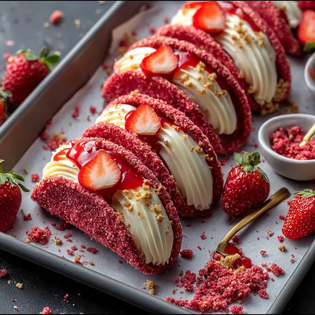 Strawberry Cookie Boats Recipe