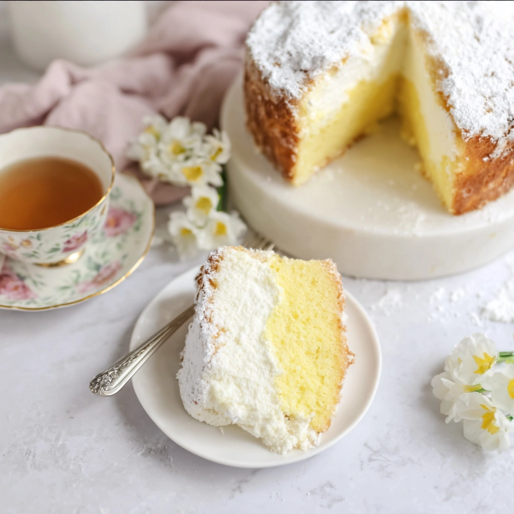 Tasting History Daffodil Cake (1930s)