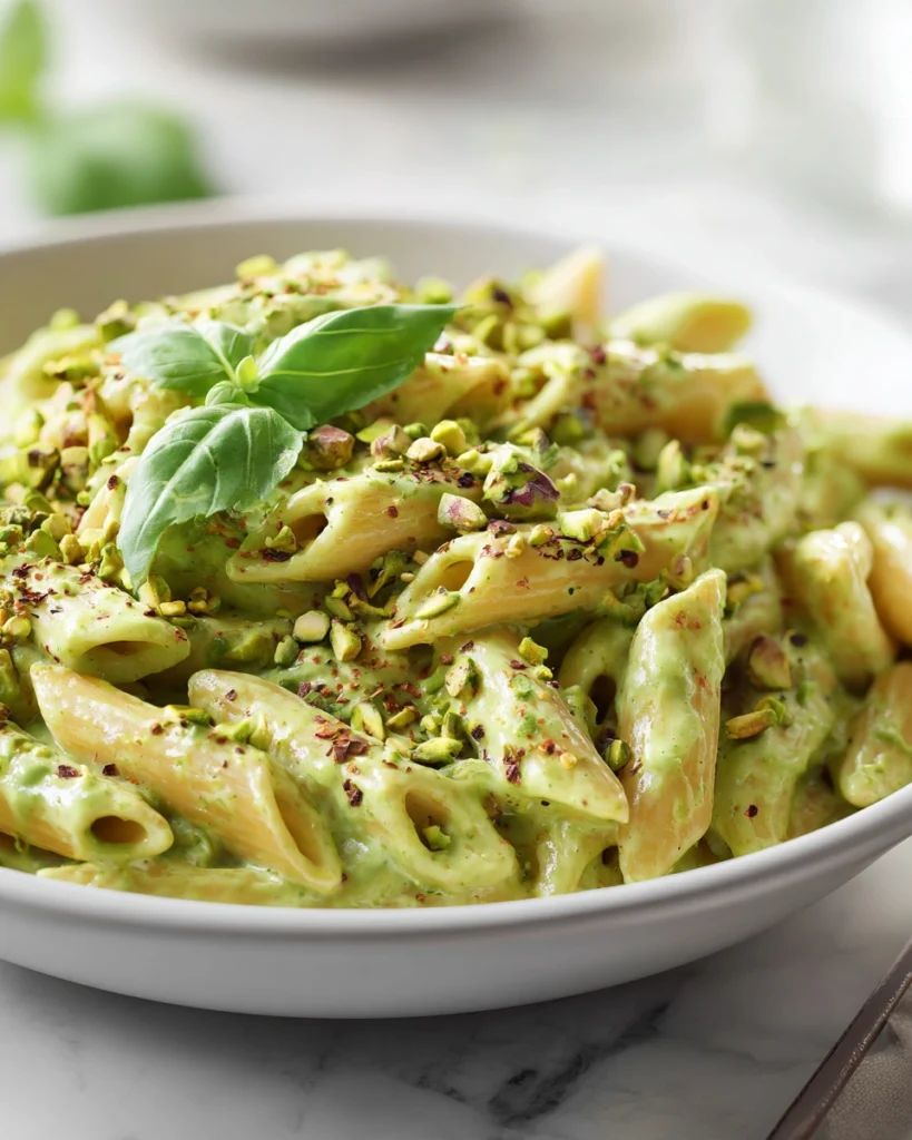One-Pot Creamy Pistachio Pasta