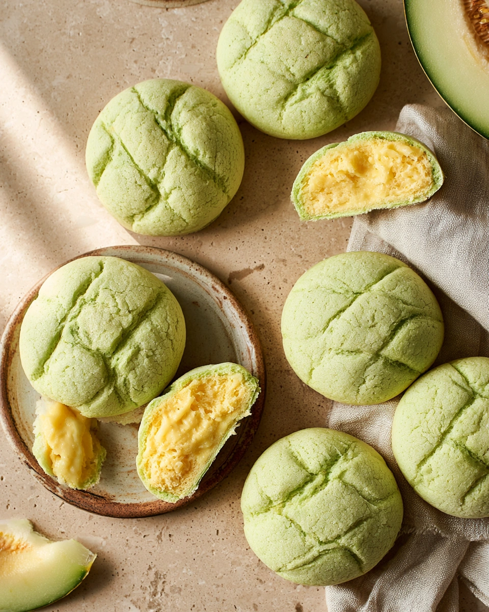 Japanese Honeydew Bread
