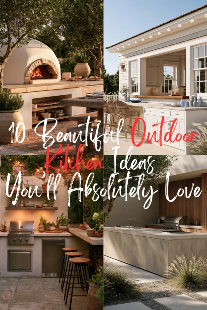 10 Beautiful Outdoor Kitchen Ideas