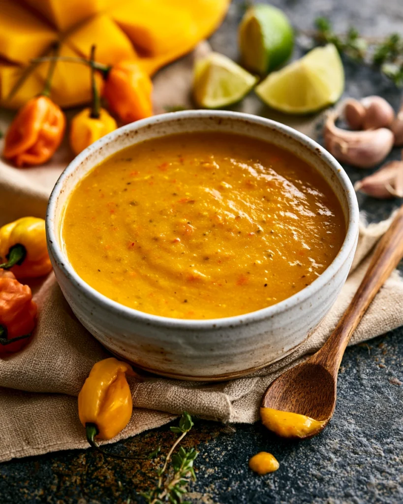 Caribbean-Style Mango-Habanero Hot Sauce Recipe